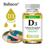 Balincer Vitamin D3 5000 IU (125 Mcg), Dietary Supplement for Bone, Teeth, Muscle and Immune Health Support, 30/60/120 Softgels