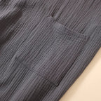 2025 Japanese New Spring/Summer Couple Kimono Robe 100% Cotton Crepe Cloth Men's and Women's Bathrobe Thin Home Sleeping Robe