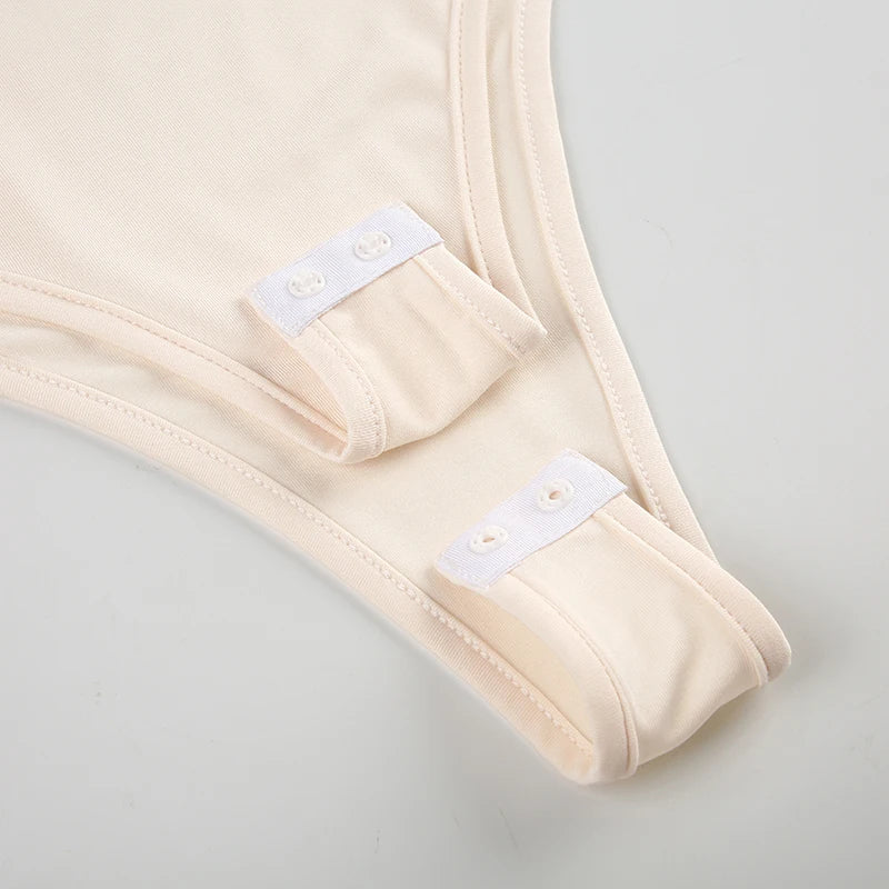 Darlingaga Casual Square Neck Fitness Summer Bodysuit Women Sleeveless Solid Basic One Piece Bodies Sporty Sexy Rompers Outfits