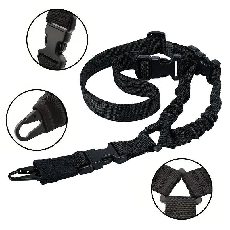 2025 Outdoor Tactical Harness Single-Point CS Gun Rope Diagonal Safety Rope Unisex Camouflage Tactical Belt for Hunting Sports