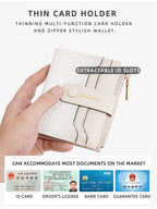 Baellerry High Quality Women Wallets New Simple Short Card Holde Brand Female Purse Photo Holder Coin Pocket Zipper Women Wallet