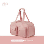 AJI Women Travel Bag Nylon Handheld Travel Bag Carry On Luggage Bag Large Capacity Weekender Gym Sport Holdall Overnight Bag