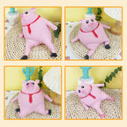 Cartoon Toy Pig Stretch Creative Sensory Toy Rebound Pig Stress Relief Toy Funny Squeeze Soft Pig Toy for Girls Boys