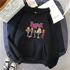 Bratz Letter Printed Plus Size Woman Hooded Sweatshirt Women Hoodie Hip Hop Long Sleeve Streetwear Unisex Male Clothes Tops