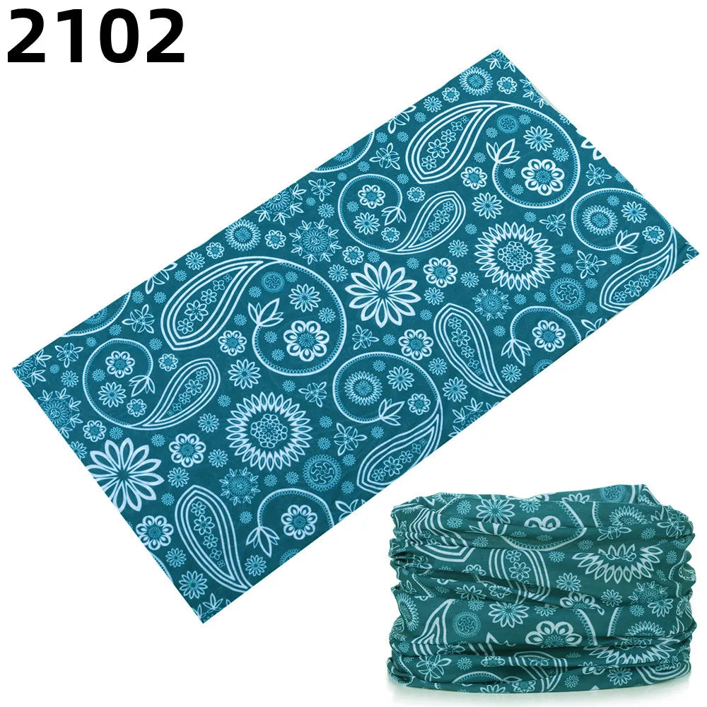 2101Unisex Climbing Hiking Scarf Sport Headwear Bandanas Motorcycle Turban Hand Band Magic Scarves Outdoor Cycling Headband Mask