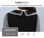 2025 New Spring Autumn Wear Temperament Small Flavor Style Slim Skirt Doll Collar Fashion Dress Women