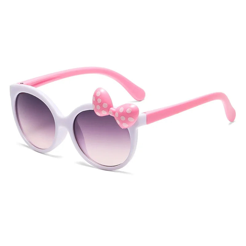 Disney Minnie Mouse Girls Sunglasses Figure Anime Kawaii UV Protection Summer Sunglasses Cute Funny Glasses Toys Birthday Gift
