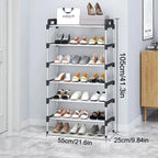 3-7Floor Simple Shoe Rack Multi Layer Dustproof Household Doorstep Shoe Cabinet Storage Space Saving Assembly Of Small Shoe Rack
