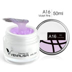 50ml Venalisa Soak off Thick Jelly Gel UV Construction Gel Builder Extend 24 Color Camouflage Milky White Nail Art Hard Nail Gel