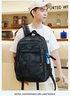 2025 new camouflage backpack for boys High capacity school bag for junior high school students Outdoor travel backpack for men