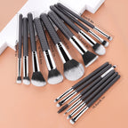 15 piece set of thread brush handle design makeup brush powder blusher contour brush eye shadow brush set professional makeup to