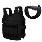 20kg Weighted Vest with 16 Pouches for Sand or Steel Plates, Perfect for Losing Weight and Enhancing Exercise Performance