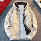 Classic Men's Knitted Sweater Cardigan Hooded Jackets Casual Streetwear Full Zip Cardigans Jackets Coat