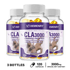 CLA 3000mg - Boost Energy, Improve Muscle Mass, and Boost Metabolism - Non GMO