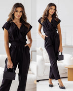 24 Years Fashion New Popular Leisure Large Quantity in Stock New Summer jumpsuit Commuter jump suits for women  jumpsuit women