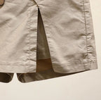 Chic Shorts Women Belt Korean Solid Buttons Side Slit A-line Streetwear Fashion Skirts Chic Harajuku Summer Loose Pants