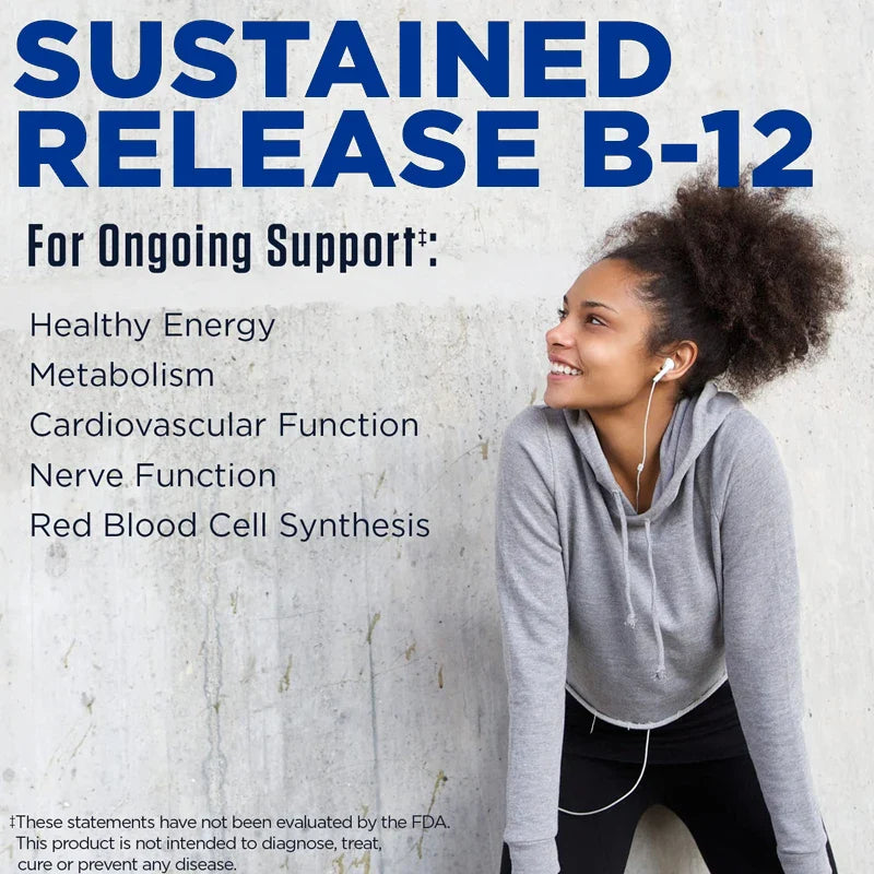 Balincer Vitamin B12 Capsules - Supports Energy Metabolism, Mood, Heart, Nervous System Support, Supports Brain Cell Function
