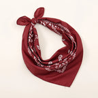 Bohemian Print Bandana Paisley Printed Headbands Hiphop Kerchief Outdoor Unisex Headband Wrist Wraps Face Mask Handkerchief