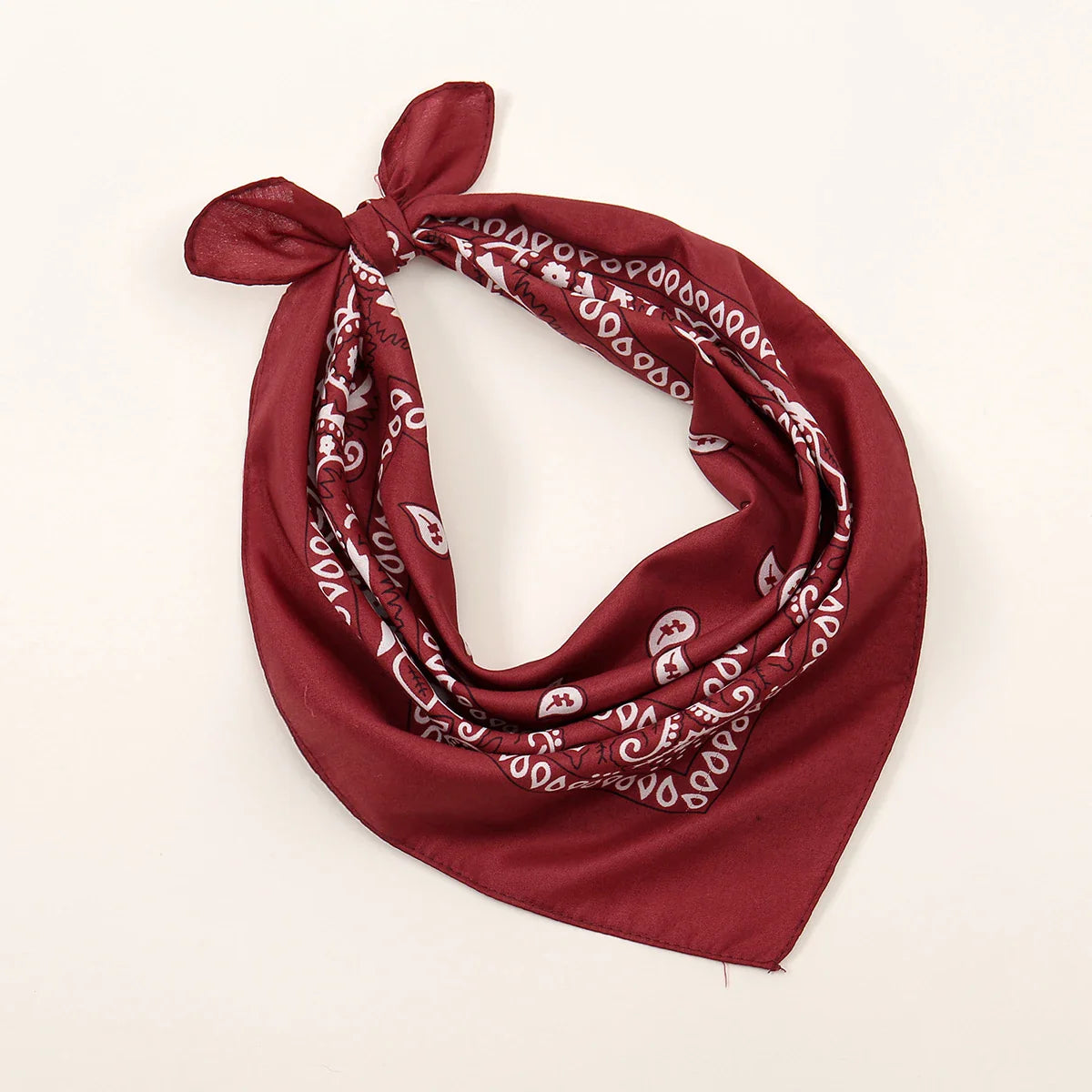 Bohemian Print Bandana Paisley Printed Headbands Hiphop Kerchief Outdoor Unisex Headband Wrist Wraps Face Mask Handkerchief