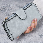 1pc Personalized Photo Custom Women's Long Wallet Custom Picture Coin Purse with Zipper Multi-Card Slot Multifunction Card Hold