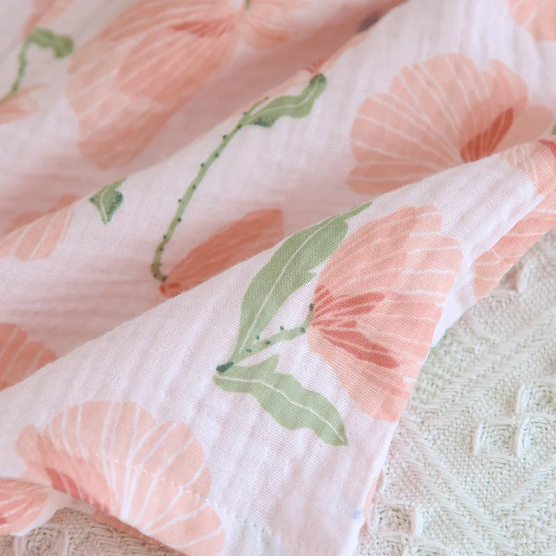 2025 New Summer Women's Pajama Set 100% Cotton Suspenders+Shorts with Chest Pads Two Piece Set of Ladies Flower Home Furnishings