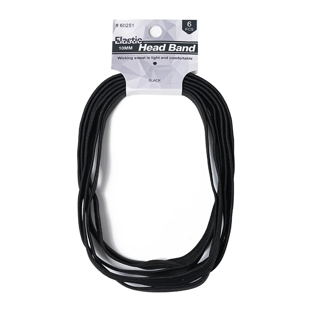 6/8PCS Unisex Sports Elastic Thin Headband Non-Slip Women Men Yoga Hair Bands Sweatband Football Running Biking Sports Hairband