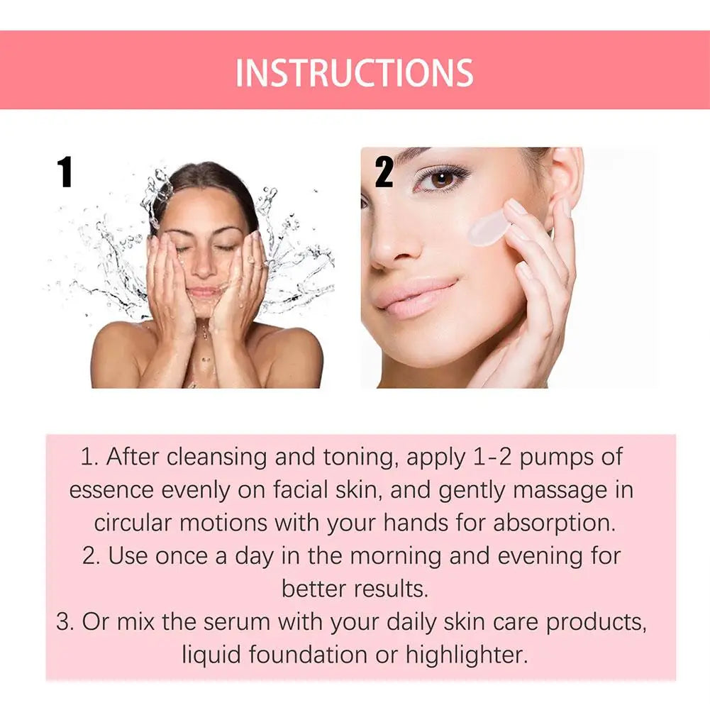 1/3pcs Watermelon nicotinamide Light Bulb serum deep Moisturizing Skin Brightening Face lightning Essence skin care for women