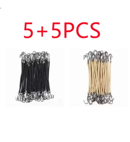 5/10/20 Pieces of Fashionable Double Hook Headband Rubber High Elasticity Design Headband Ponytail Headwear Women's Accessories