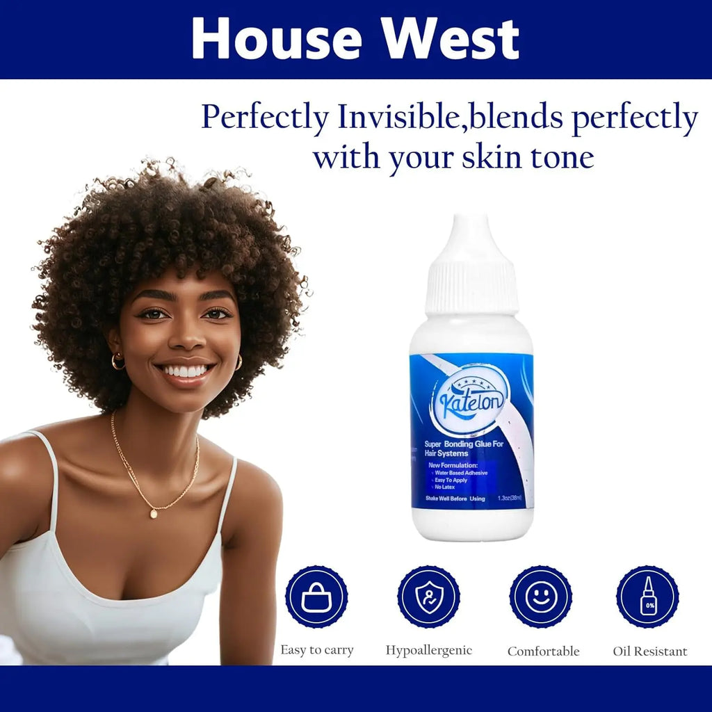 2pcs Wig Glue Strong Hold Lace Glue and Lace Glue Remover Set,Waterproof .securely .Safe Lace Front Wig Glue and Remover