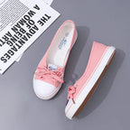 Canvas Small White Shallow Cut Summer Flat Sport Casual Ladies Soft Sneakers Platform Zapatillas De Mujer Tenis Women Luxury