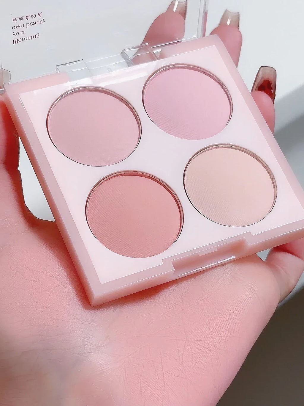 4 Colors Blush Powder Face Makeup  Sweet Warm Colors Matte Cheek Powder Facial Beauty Cosmetic Makeup Blush