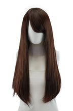 Cosplay Nyx Autumn Orange Long Straight Wig 28 Inches Long Straight wigs for Women Universal Cartoon Cosplay Wig