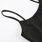 Basic Solid Camis Summer Casual Sleeveless Spaghetti Strap Top Women Harajuku All-match Cropped Tops y2k Vintage Clothing