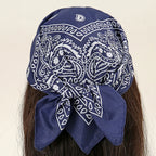 Bohemian Print Bandana Paisley Printed Headbands Hiphop Kerchief Outdoor Unisex Headband Wrist Wraps Face Mask Handkerchief