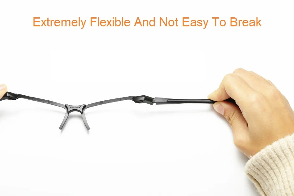 1/2PCS Night Vision Glasses Men Anti-Glare Driving Goggle Half Frame Polarized Sunglasses for Driver UV400 Day and Night Glasses