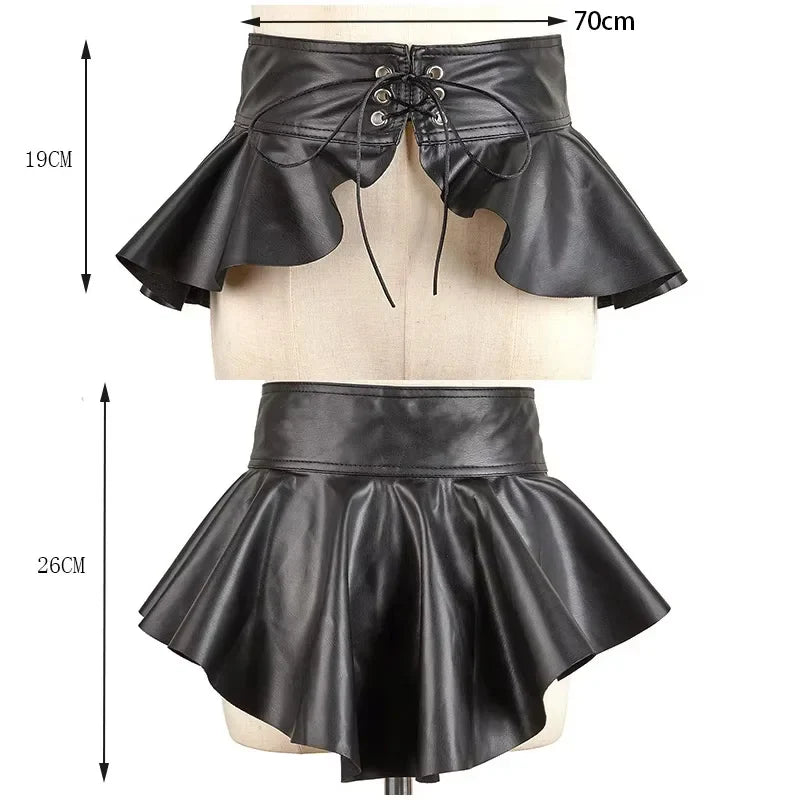 Designer Belts For Women High Quality Punk Style Slimming Black Corset Belt For Skirt Y2K Cummerbunds Female Waistband