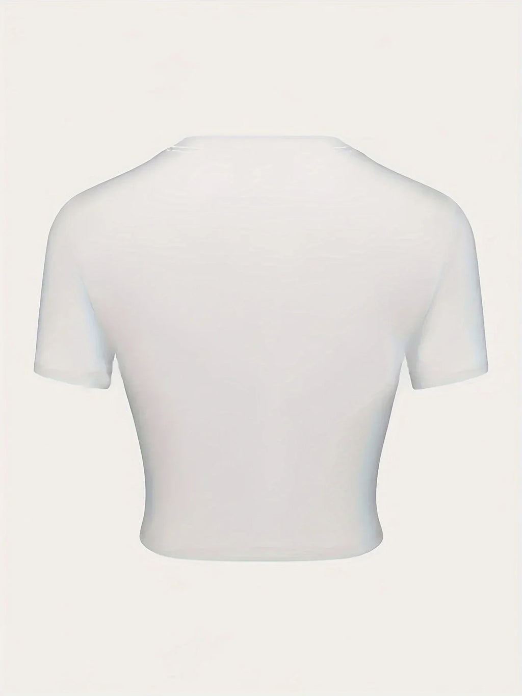 Cherry Print Crew Neck Crop T-shirt - Vibrant Y2K Inspired Short Sleeve Top for Spring and Summer Women's Fashion Clothing