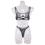 Ellolace Rhinestone Lingerie Onlyfans Kit Sexy Push Up Underwear Without Censorship Matching-Two-Piece Onlyfans Fantasy Clothing