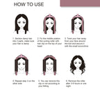 Create Professional Looking Curls Instantly with Heatless Curling Rod Headband No Heat Soft Overnight Hair Curlers