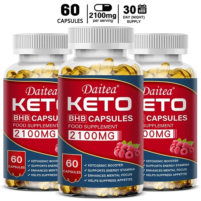 Daitea Fat Burning Weight Loss Keto Softgels - Helps with better body calorie breakdown, weight management and health