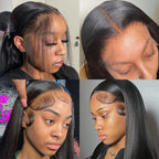 360 Full  Lace Frontal Wig 13x6 Straight Glueless Lace Front Wig Brazilian Human Hair Wigs For Black Women 13x4 Lace Wig