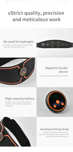 Abs Belt Abdominal Trainer EMS Muscle Stimulation Electric Exerciser Toning Belts For Leg Arm Workout Fitness Home Gym Equiment