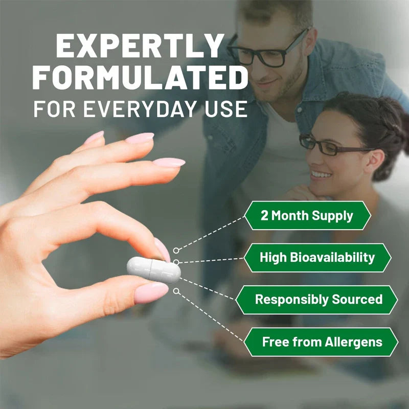 Energy Supplement - Ginseng Extract, Enhances Physical Energy, Memory and Immune System, and Refreshes The Mind