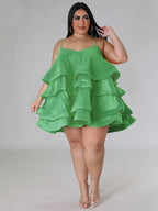 Elegant Chic Large Women Dresses Satin Summer Sexy Party Dress Strap Sleeveless Loose Plus Size Dresses Wholesale Dropshipping