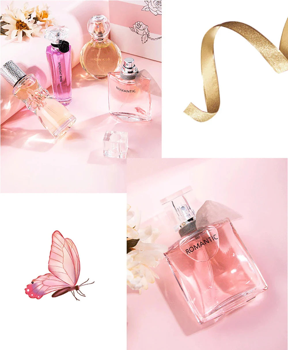 Brand 105ml Perfume Women Gift Box Four Piece Set духи Lasting Fragrance Body Spray Plant Floral Scent Pheromone Eau De Parfum