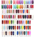 15ml 198 Colors Nail Gel Polish UV LED Nail Art Gel Semi Permanent Varnish Spring Summer Nude Opie Popular Colors Soak Off UVGel