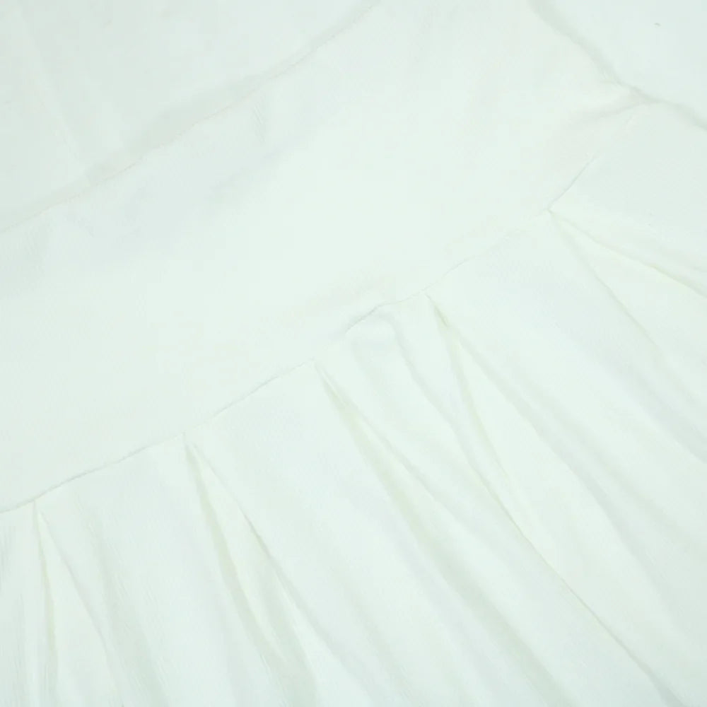 CM.YAYA Women's Set Sleeveless V-neck Vest  + Pleated Skirts 2025 Summer Cute Street Beach Two 2 Piece Sets Outfits Tracksuit