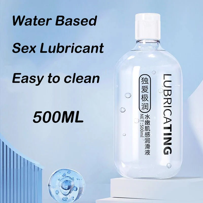 500ml Large Capacity Lube Human Body Lubricant Sex Toys for Women Men Anal Dick Sex Lubrication Sexy Adult Lubricating Sex shop
