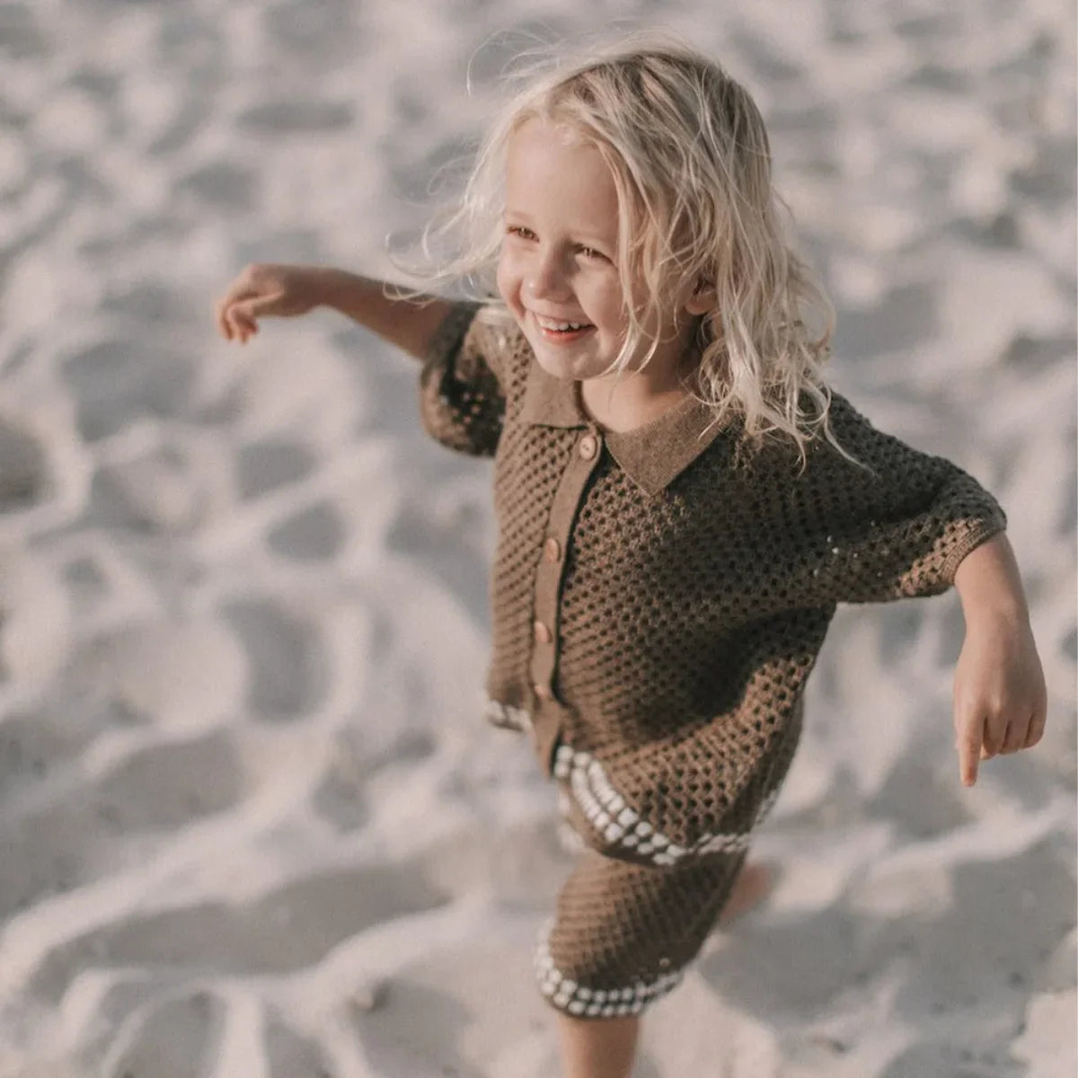 2025 Summer New Baby Short Sleeve Hollow Knit Cardigan Solid Infant Girl Coat Cotton Toddler Boys Knitted Jacket Kids Clothes