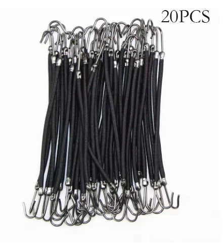 5/10/20 Pieces of Fashionable Double Hook Headband Rubber High Elasticity Design Headband Ponytail Headwear Women's Accessories